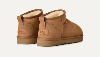 Tan mini boots